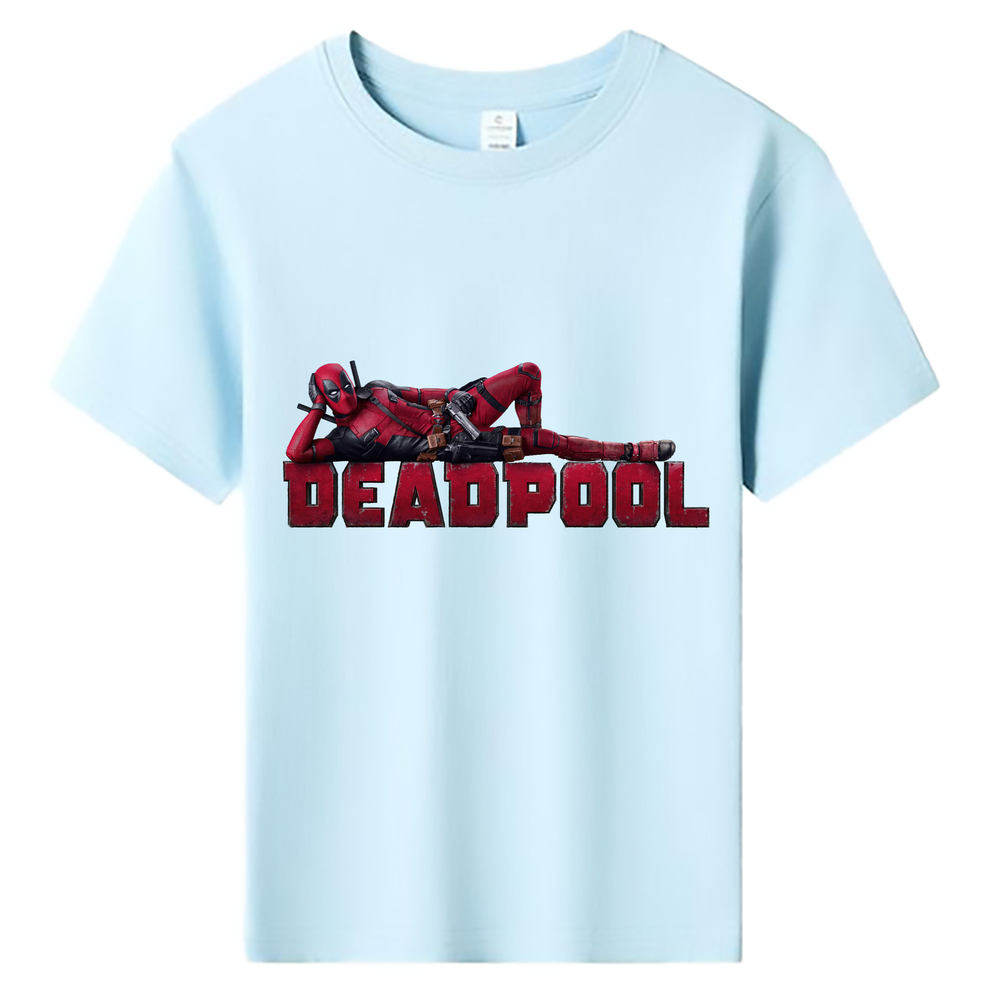 （画像用） Deadpool デッドプール 綿100％キッズTシャツ（フロントプリント）